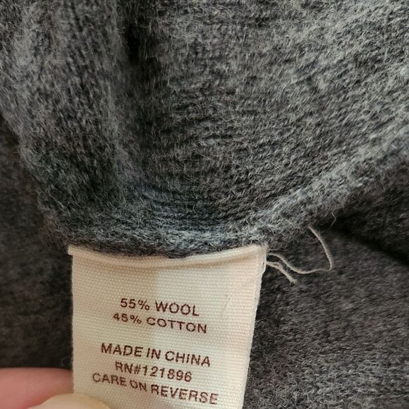 Title Nine Wool Blend Tie Front Cardigan Size Small - Picture 6 of 6